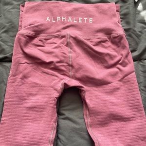SMALL Alphalete mauve revival leggings